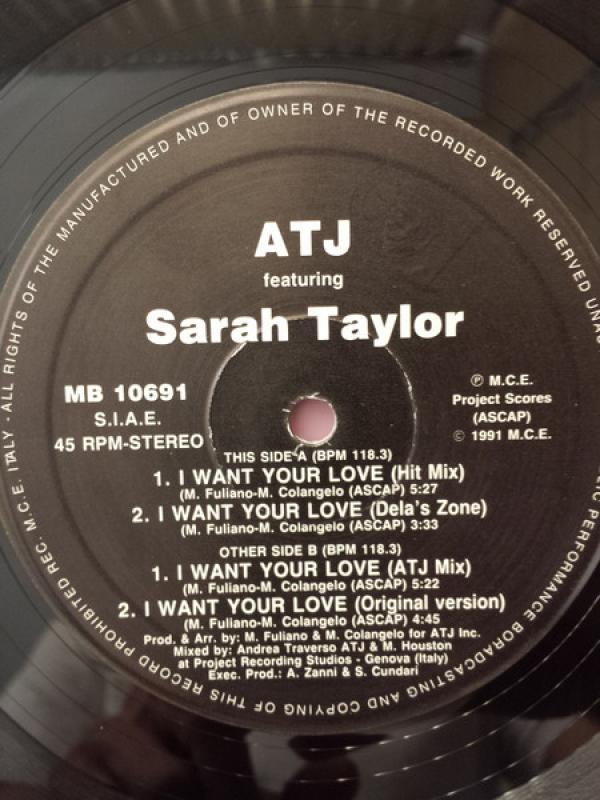 ATJ, Sarah Taylor - I Want Your Love