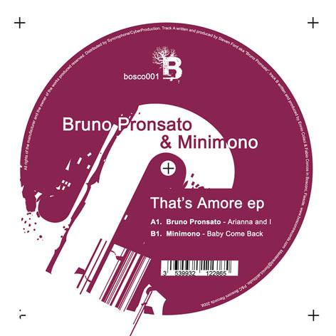 Bruno Pronsato, Minimono - That's Amore EP