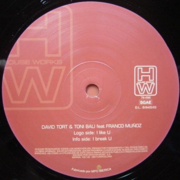 David Tort & Toni Bali, Franco Muñoz - I Like U