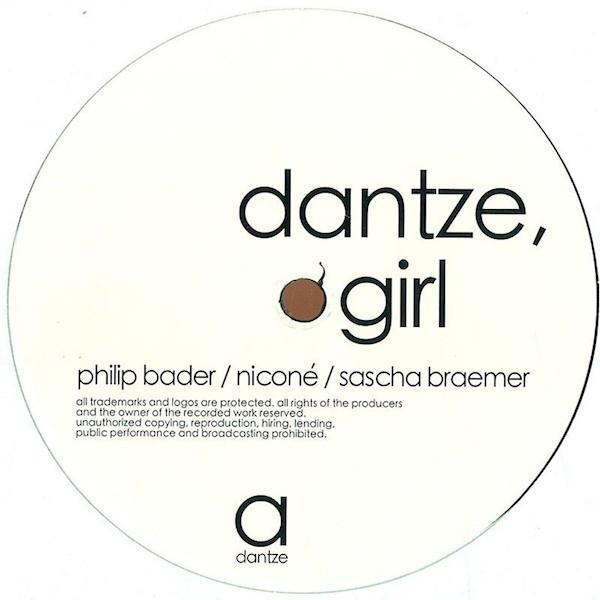 Philip Bader, Niconé, Sascha Braemer - Dantze, Girl / Dantze, Boy