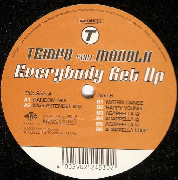 Tempo , Manola - Everybody Get Up